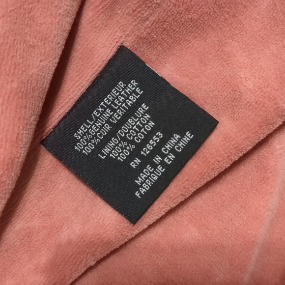 Ed Hardy by Christian Audigier Green Pink Leather Jacket hoodie Women's Medium - Picture 11 of 13